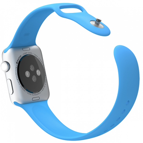 Ремешок силиконовый Special Case для Apple Watch 38/40мм Синий S/M/L