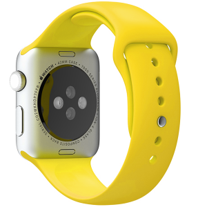 Ремешок силиконовый Special Case для Apple Watch 42/44 мм Желтый S/M/L 4