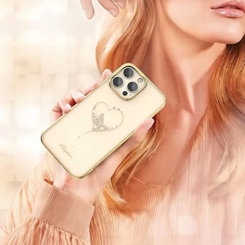Чехол-накладка PQY Wish для iPhone 14 Pro Max Золото