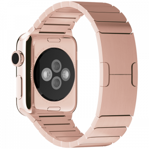 Браслет блочный для Apple Watch 42/44 мм Розовое Золото