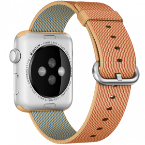 Ремешок нейлоновый Special Nylon для Apple Watch 42/44 мм Золотистый/Красный