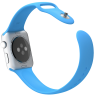 Ремешок силиконовый Special Case для Apple Watch 42/44 мм Светло-Голубой S/M/L