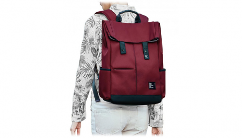 Влагозащищенный рюкзак 90 Points Vibrant College Casual Backpack red