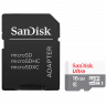 Карта памяти SanDisk Ultra microSDHC Memory Card 16Gb UHS-I U1 Class10 + SD Adapter