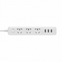 Удлинитель Xiaomi KingMi Power Strip (3 розетки, 3 USB) Белый