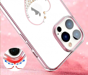 Чехол-накладка PQY Wish для iPhone 13 Pro Max Розовое золото