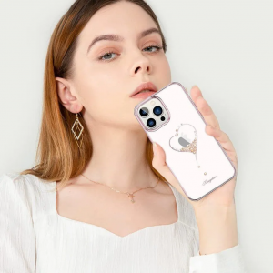 Чехол-накладка PQY Wish для iPhone 13 Pro Max Розовое золото