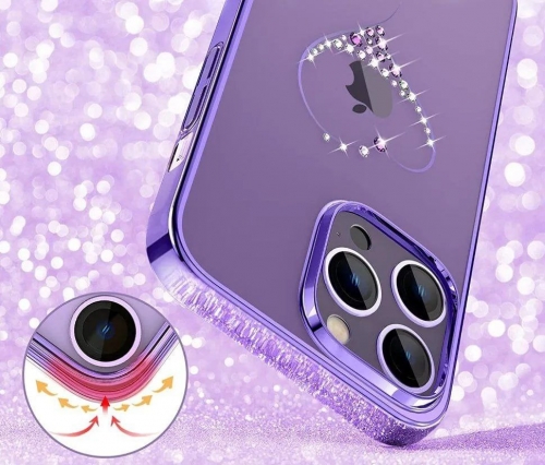 Чехол-накладка PQY Wish для iPhone 14 Pro Фиолетовый