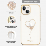 Чехол-накладка PQY Wish для iPhone 14 Plus Золото