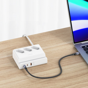 Зарядное устройство - подставка Usams US-CC160 P1 65W Белый