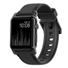 Ремешок силиконовый Nomad Rugged для Apple Watch 42/44 мм Черная застежка