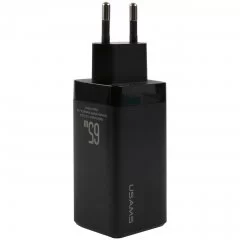 Сетевое зарядное устройство USAMS US-CC110 T33 65W GaN Чёрный