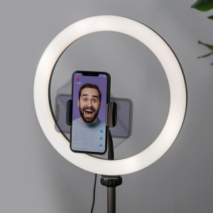 Кольцевой осветитель Momax: V.LOG Livestream Ring Light 12''