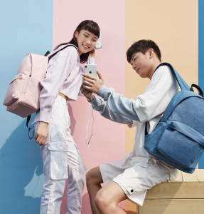 Городской рюкзак 90 Points Youth College Светло голубой