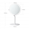 Зеркало с подсветкой AMIRO Mini 2 Desk Makeup Mirror White AML117 (белое)