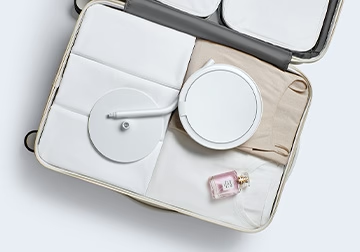 Зеркало с подсветкой AMIRO Mini 2 Desk Makeup Mirror White AML117 (белое)
