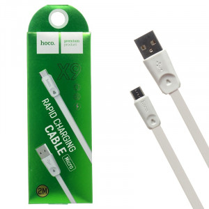 Кабель Hoco x9 Micro USB 1 м белый