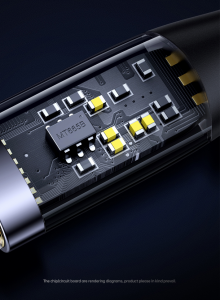 Кабель угловой USAMS US-SJ583 Type-C - Lightning PD 20W 1.2м Чёрный