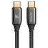 Кабель зарядный USAMS US-SJ580 U82 Type-C To Type-C 240W PD3.1 Zinc Alloy Data Cable 1.2m