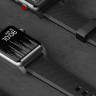 Ремешок силиконовый Nomad Rugged для Apple Watch 42/44 мм Серебряная застежка
