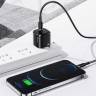 Зарядное устройство USAMS US-CC124 T36 20W Single Port Mini Fast Charger (EU) Black
