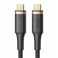 Кабель зарядный USAMS Thunderbolt US-SJ553 U72 100W USB4 Data Cable (Type-C To Type-C) 5K 60HZ 0.8m