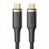 Кабель зарядный USAMS Thunderbolt US-SJ553 U72 100W USB4 Data Cable (Type-C To Type-C) 5K 60HZ 0.8m