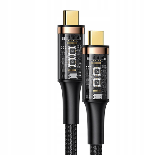 Кабель зарядный USAMS Thunderbolt US-SJ553 U72 100W USB4 Data Cable (Type-C To Type-C) 5K 60HZ 0.8m