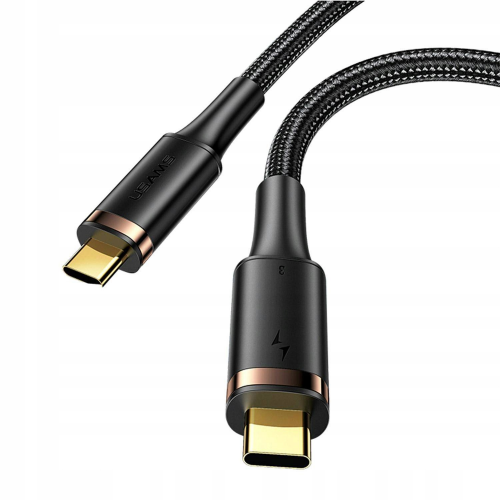Кабель зарядный USAMS Thunderbolt US-SJ553 U72 100W USB4 Data Cable (Type-C To Type-C) 5K 60HZ 0.8m