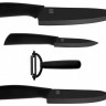 Набор кухонных ножей Xiaomi Huo Hou Nano Ceramic Knife Black