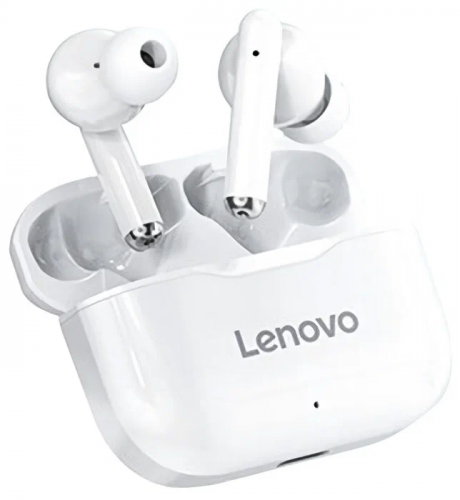 Наушники беспроводные Lenovo LP1 Full Color Live Pods белый