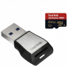 Карта памяти SanDisk Extreme microSDXC Memory Card 64Gb UHS-II U3 + USB3.0 CR