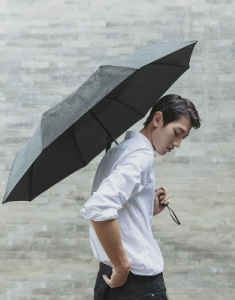 Полуавтоматический зонт 90 Point All Purpose Umbrella Чёрный