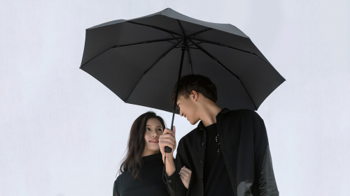 Полуавтоматический зонт 90 Point All Purpose Umbrella Чёрный