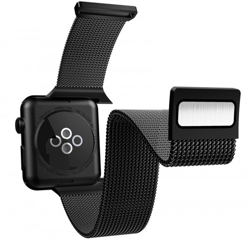 Ремешок X-Doria New Mesh для Apple Watch 42/44 мм Чёрный