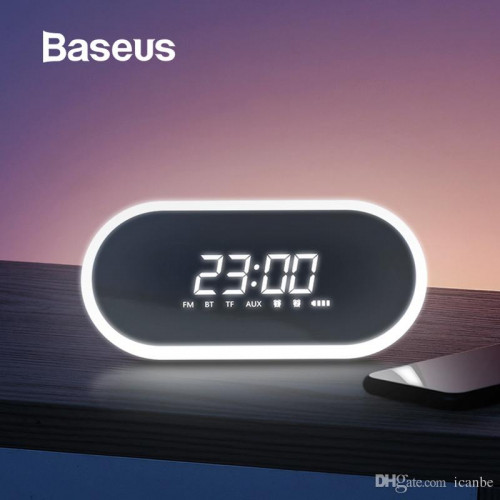 Часы-будильник с акустической системой Baseus Encok E09 Чёрные