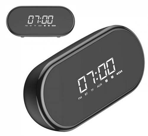 Часы-будильник с акустической системой Baseus Encok E09 Чёрные